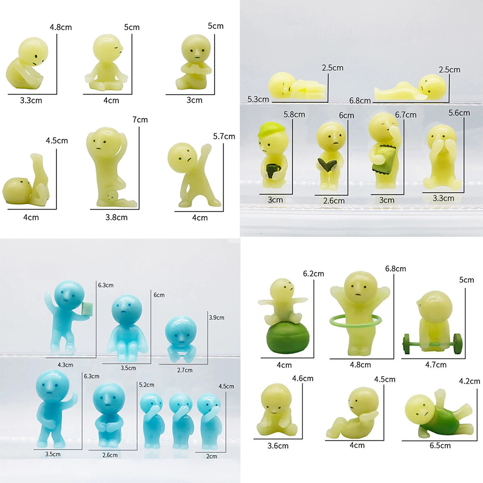 Yoga Fitness First - Glow In The Dark Mini Figure