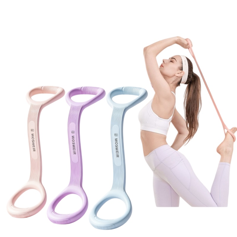 Figure 8 Resistance Band - 2 Pack Silicone Figure 8 Resistance