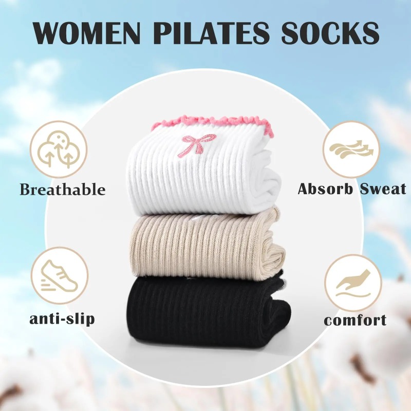 Yoga & Fitness Classes By Niharika Zirakpur Reviews - Professional Yoga Socks, Cotton Strap Silicone