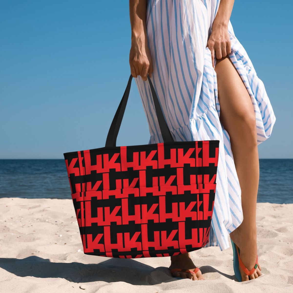 Yoga Fitness Hk - Heckler Koch Hk Logo Beach Tote
