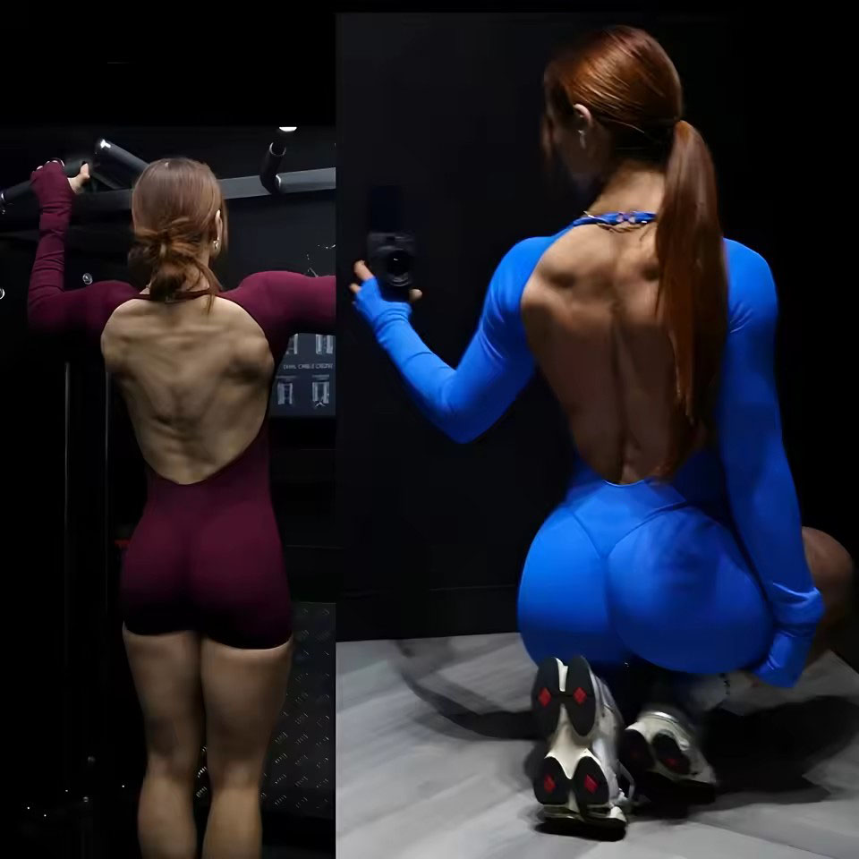 Yoga Fitness Training - DLOGO Impact long-sleeved jumpsuit Women's seamless