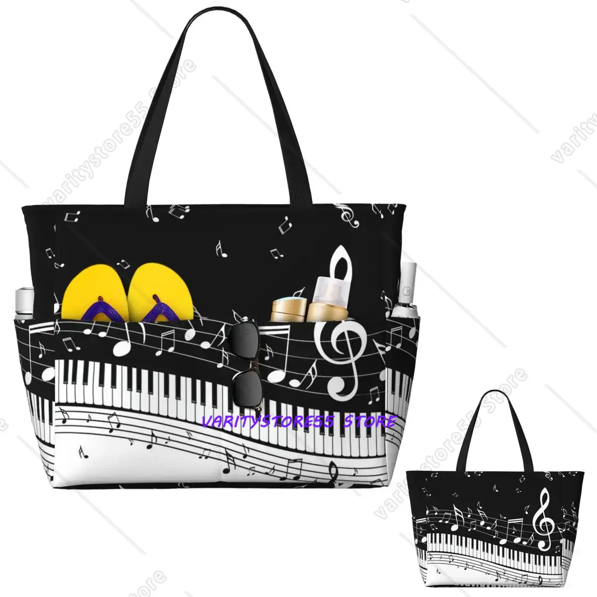 Abstract Piano Keys With Music - Yoga Fitness Music recension och pris