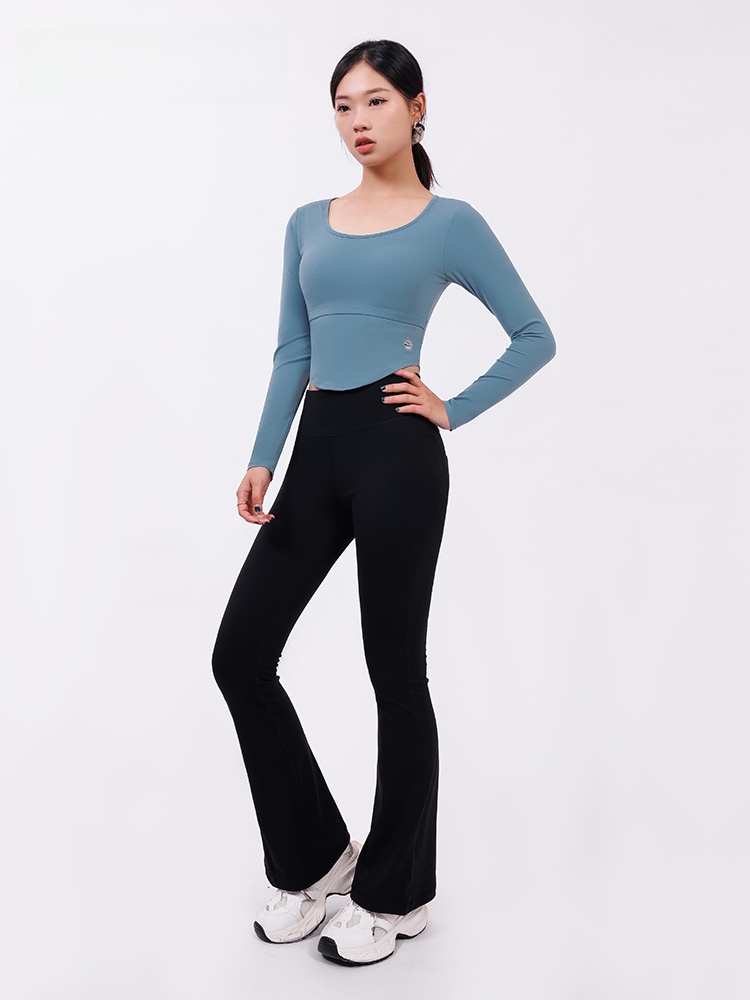 Black Long Sleeve Yoga T-Shirt - Yoga Fitness Com recension och pris