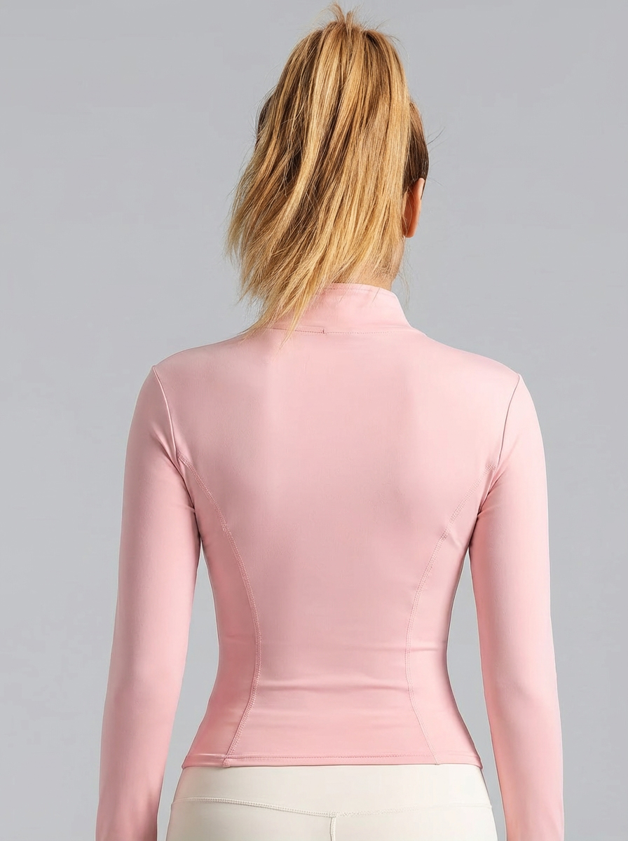 New Women Light Pink Yoga Coat - Yoga & Fitness Classes By Niharika Zirakpur Reviews recension och pris