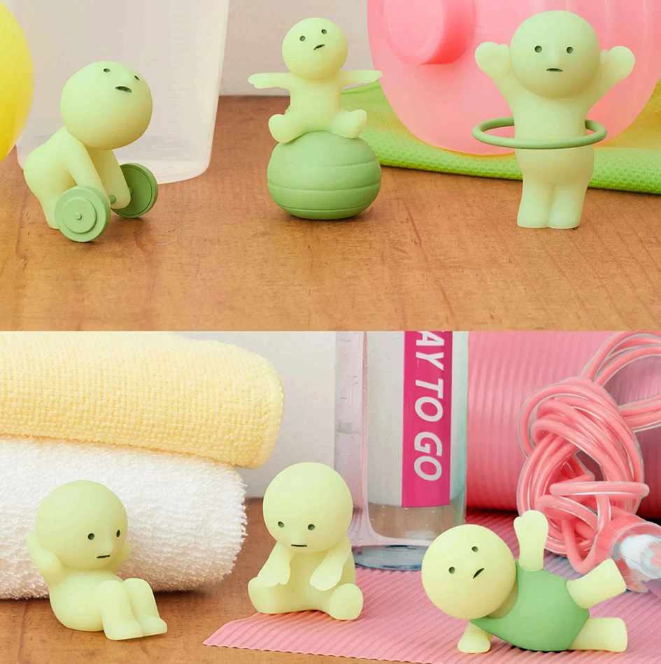 Glow In The Dark Mini Figure S - Yoga Fitness First recension och pris