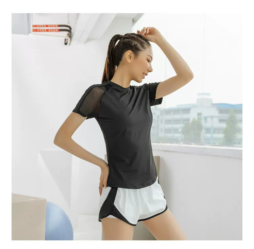 Summer Sports Short-Sleeved Wo - Yoga Fitness Training recension och pris