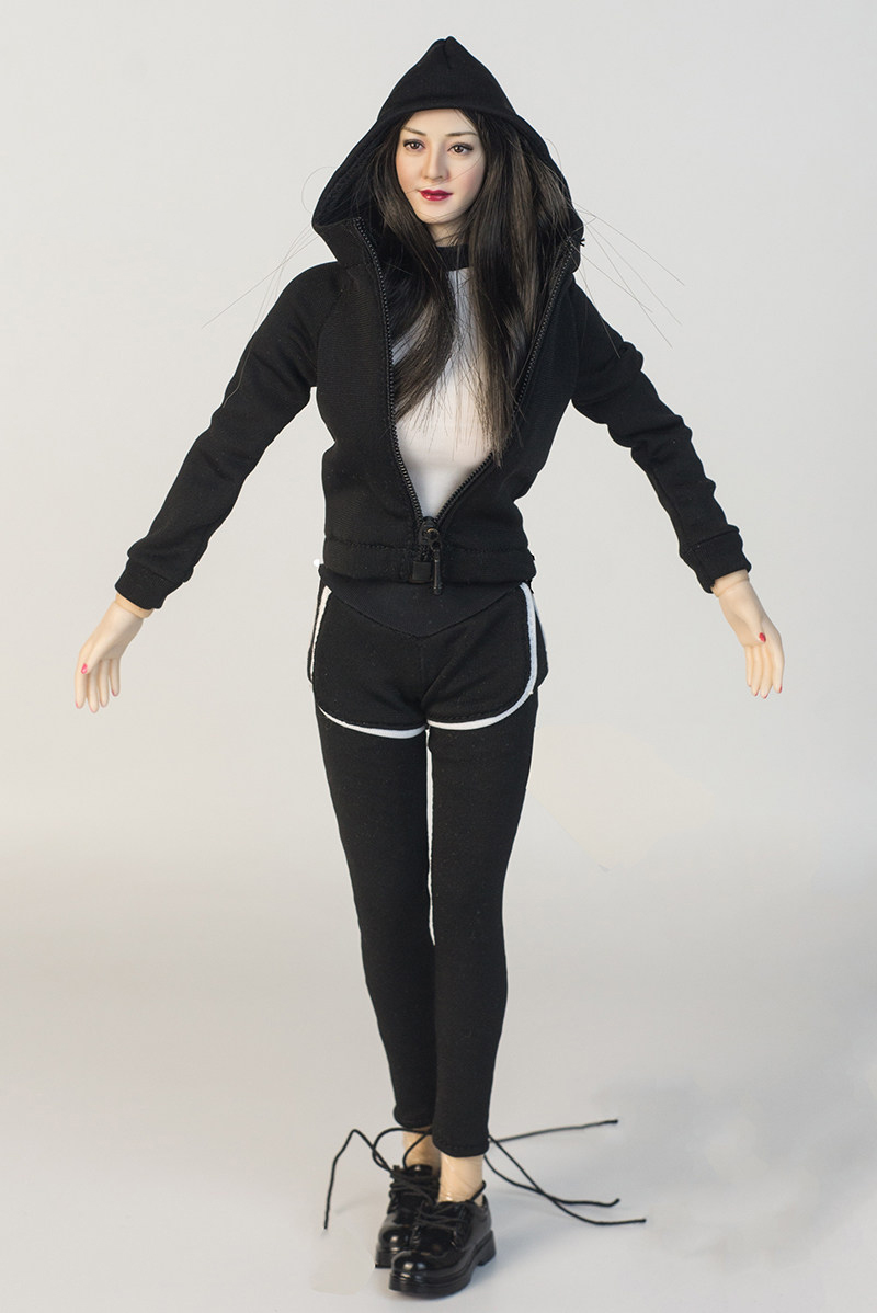 1/6 Female Black Yoga Clothing - Yoga Fitness First recension och pris