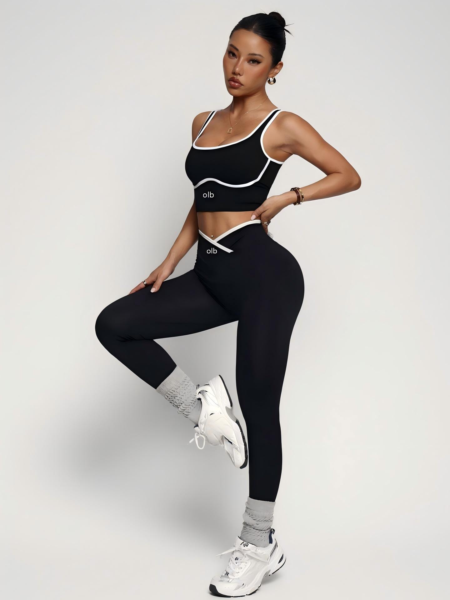 2-piece new sports bra vest pa - Yoga Fitness Set recension och pris
