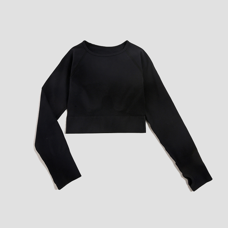 Women's Shirt Seamless Crop To - Yoga Fitness Hk recension och pris