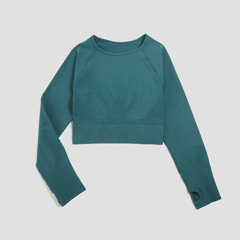 Women's Shirt Seamless Crop To - Yoga Fitness Hk recension och pris