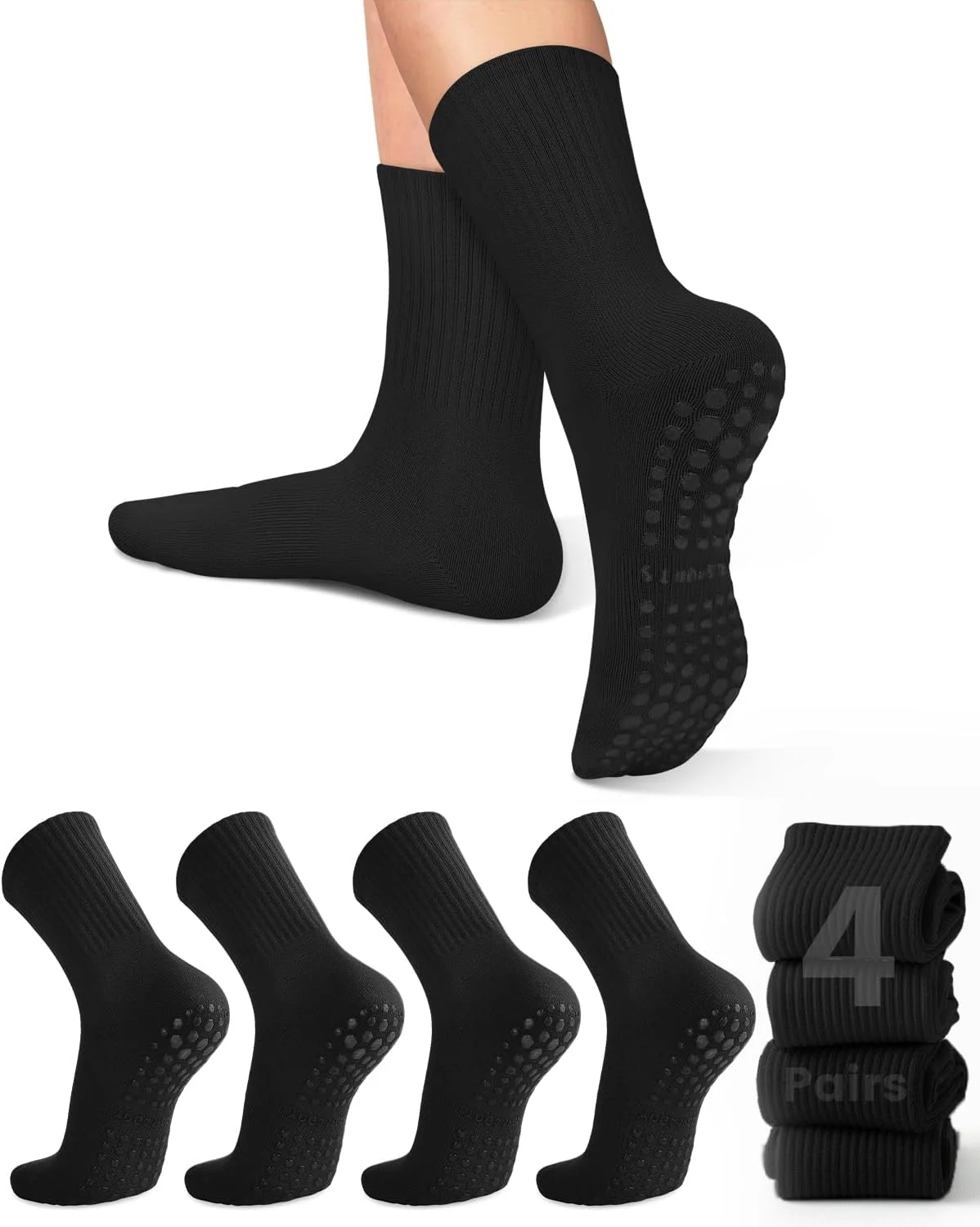 4 pairs of women's yoga socks, - Yoga & Fitness Classes By Niharika Zirakpur Reviews recension och pris