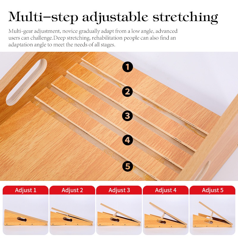 Adjustable Wooden Balance Stre - Yoga Fitness Trainer recension och pris