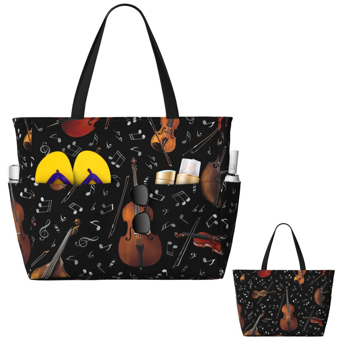Violin Music Notes On Black Be - Yoga Fitness Music recension och pris