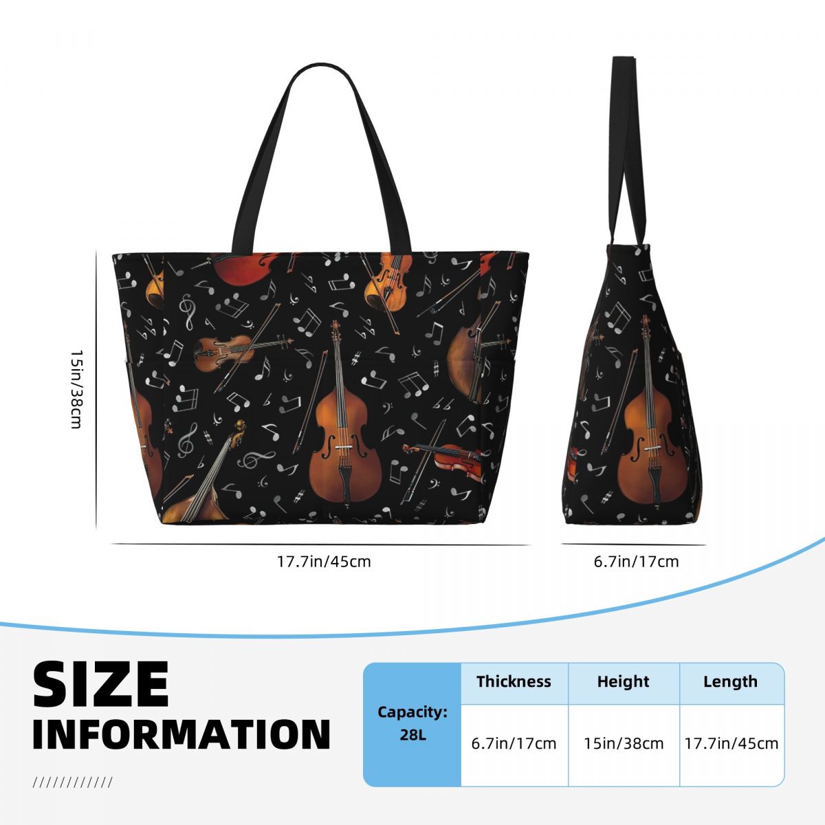Violin Music Notes On Black Be - Yoga Fitness Music recension och pris