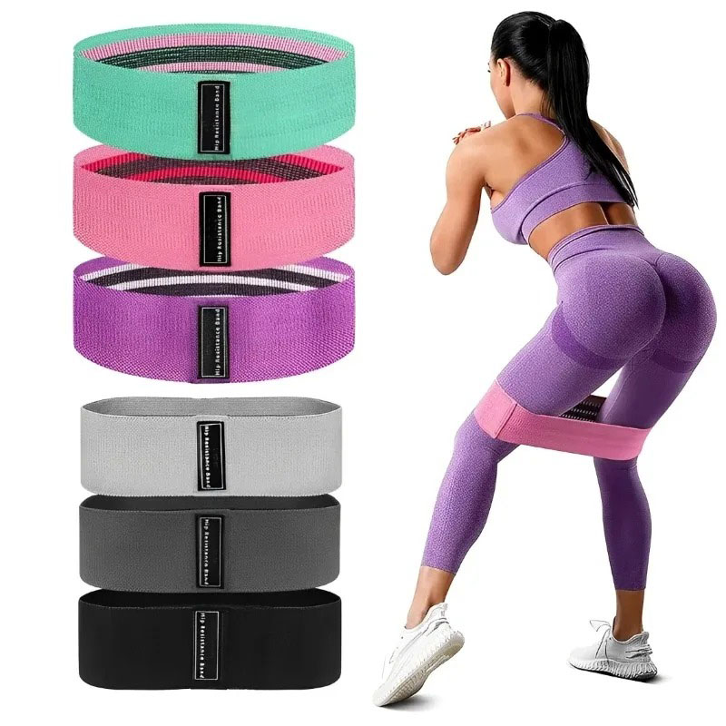 3Pcs Fabric Resistance Hip Boo - Yoga Fitness Trainer recension och pris