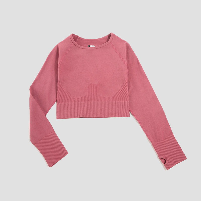 Women's Shirt Seamless Crop To - Yoga Fitness Hk recension och pris