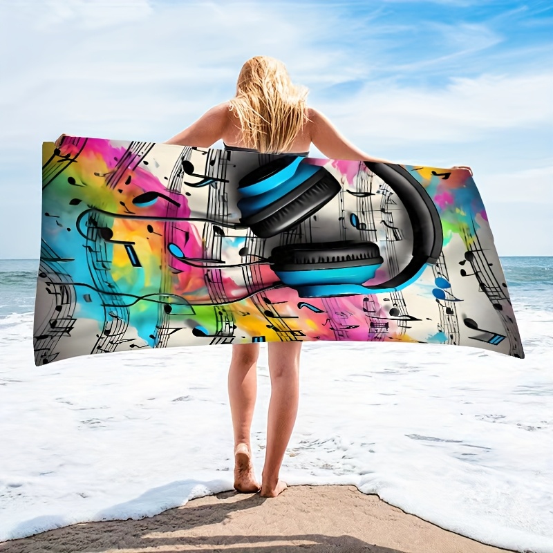 Headphone And Music Note Beach - Yoga Fitness Music recension och pris
